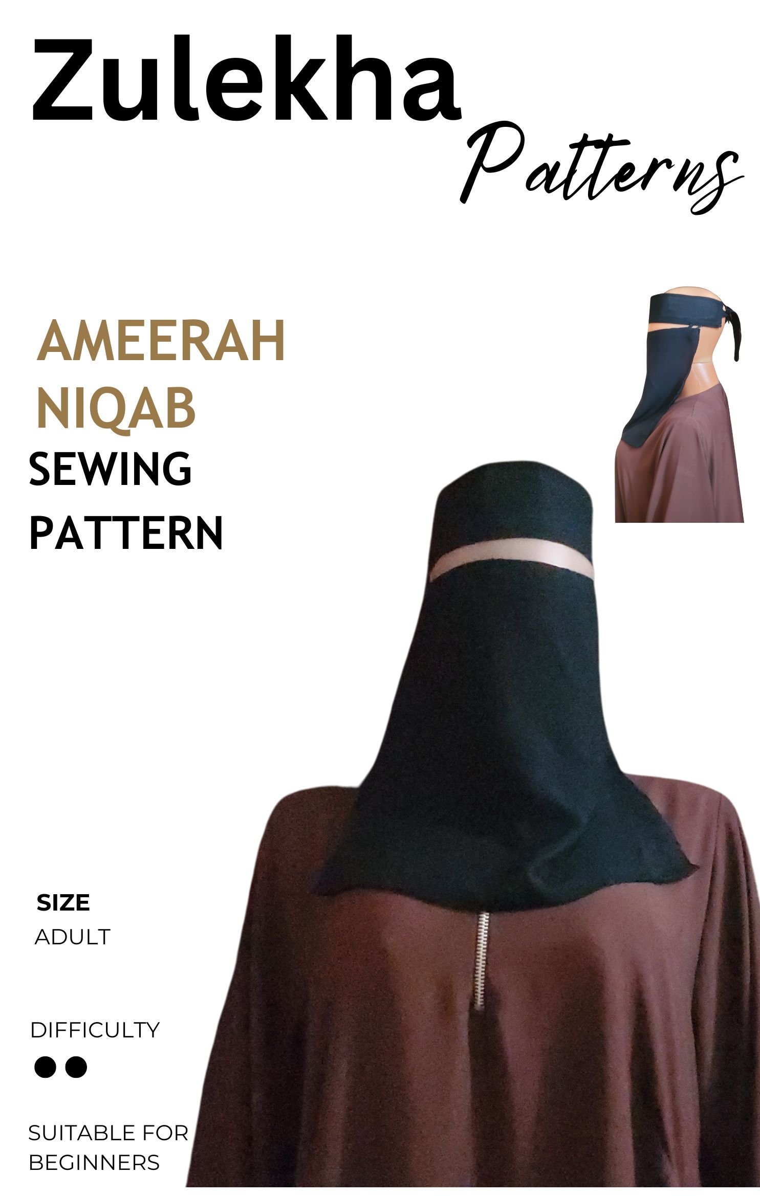 Ameerah Niqab Sewing Pattern